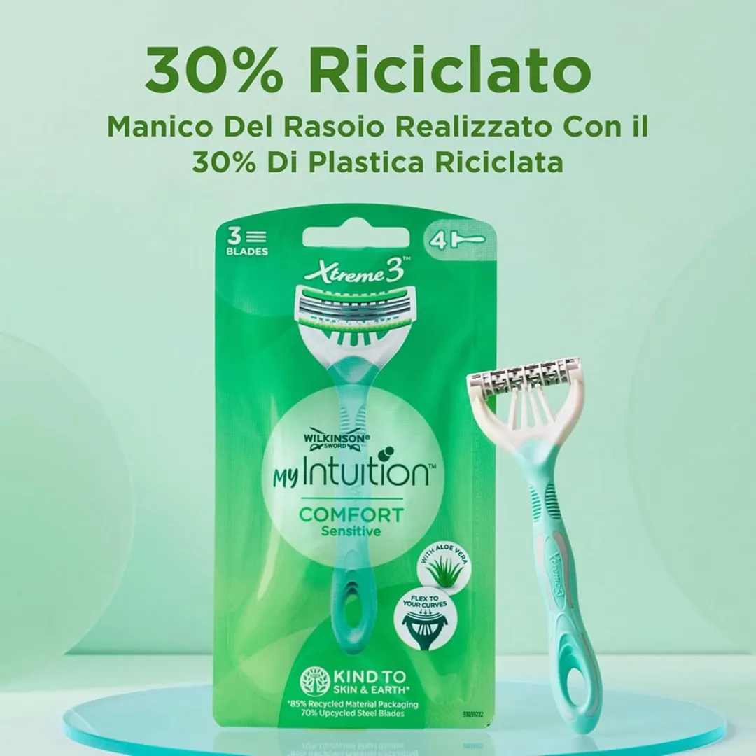 Wilkinson Sword Xtreme 3 My Intuition Wegwerpscheermesjes 6 Stuks - Groen