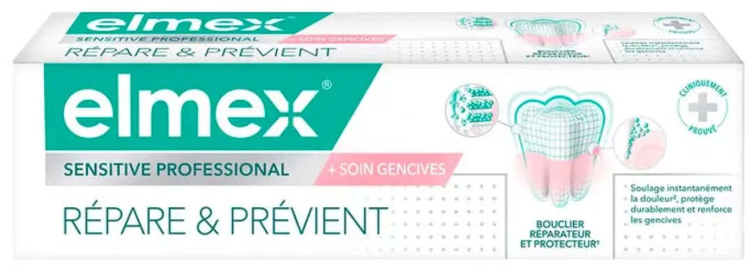 Elmex Sensitive Herstelt & Voorkomt Tandpasta 75ml