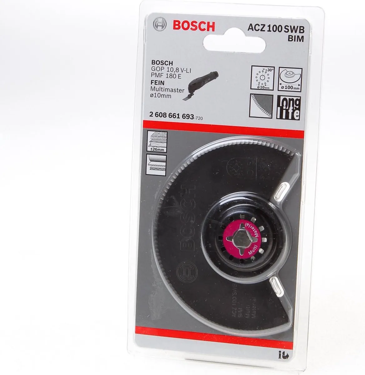 Bosch BIM ACZ 100 SWB Segmentzaagblad 100mm - Oscillerend