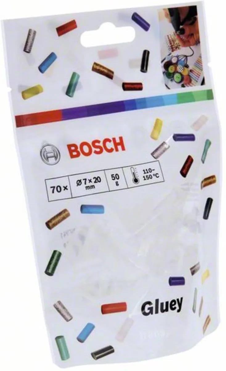 Bosch Gluey-stiften Transparant - 7mm/20mm - 70 Stuks
