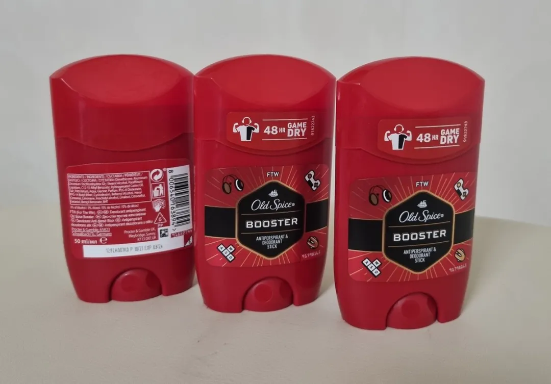 Old Spice Deodorant Stick Booster - 150ml (3x50ml)