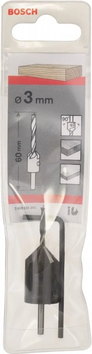 Bosch Houtspiraalboor 2608595345 - 1.6mm