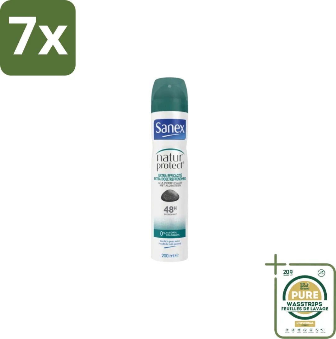 Sanex Deodorant Spray Aluinsteen 200ml - 7 Stuks