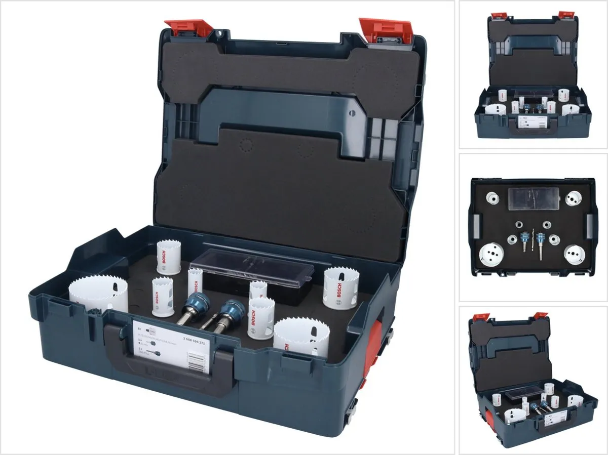 Bosch L-Boxx Gatzagen Set 11-delig - 22-83mm - Metaal