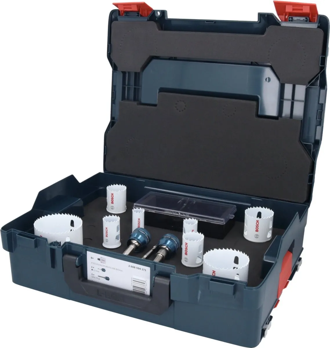 Bosch L-Boxx Gatzagen Set 11-delig - 22-83mm - Metaal