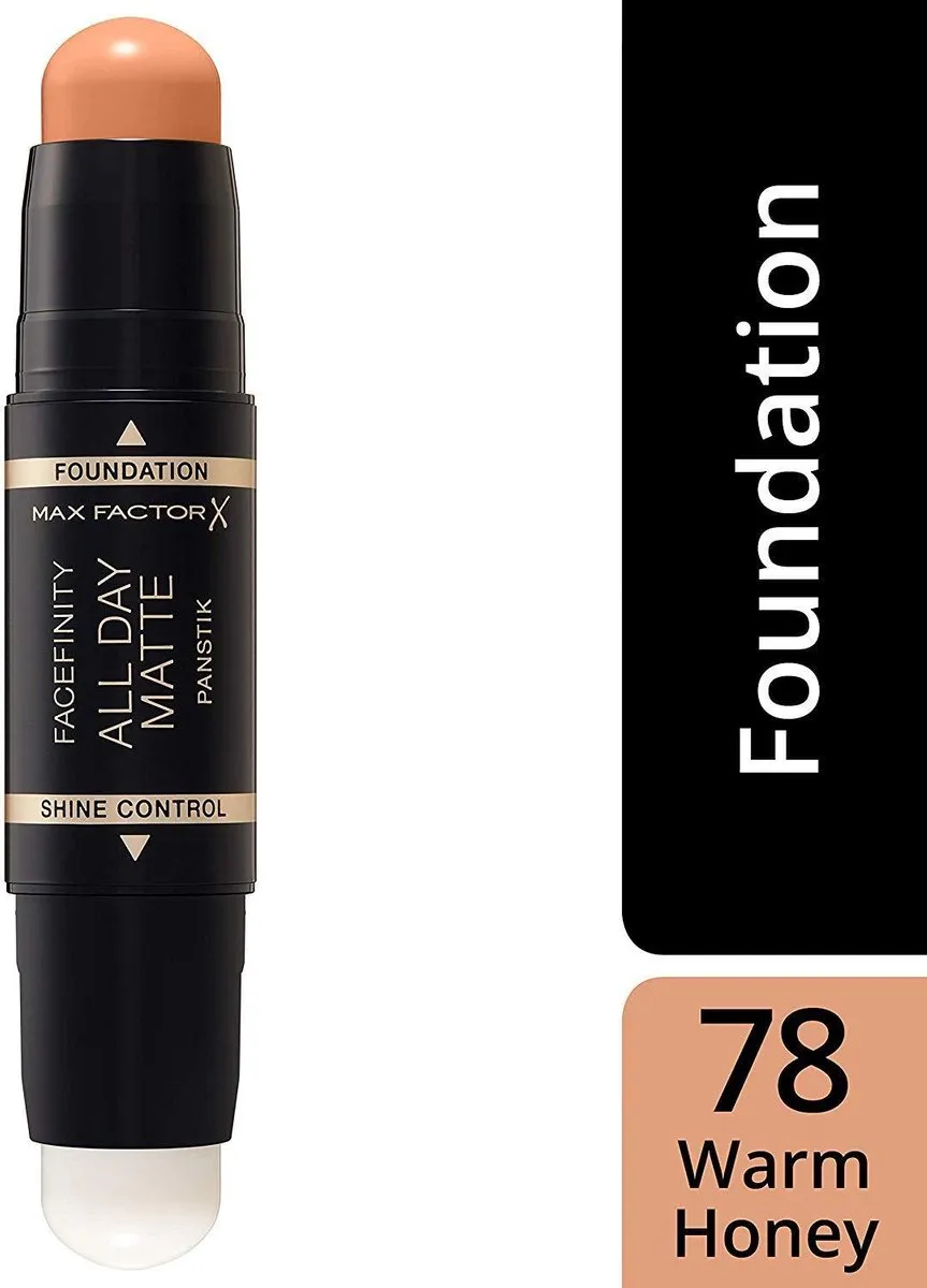 Max Factor Facefinity All Day Matte Panstik Foundation Stick 78 Warm Honey