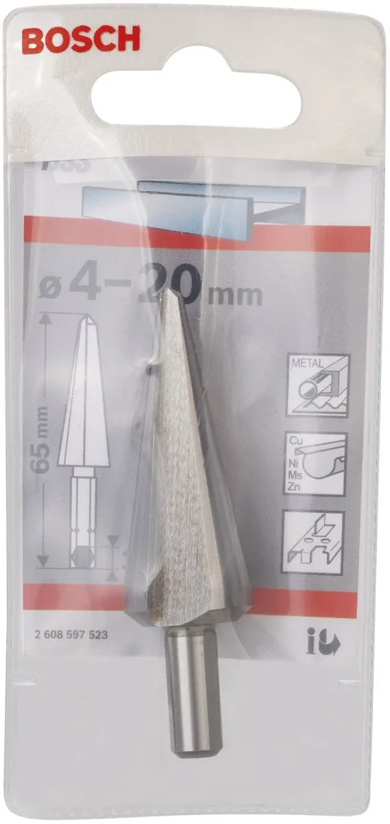 Bosch PLAATB.6KANT.4-20MM Boorbit - Hout - 4mm - 1 Stuk
