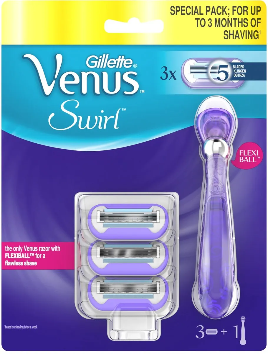 Gillette Venus Swirl Handle Scheermesjes