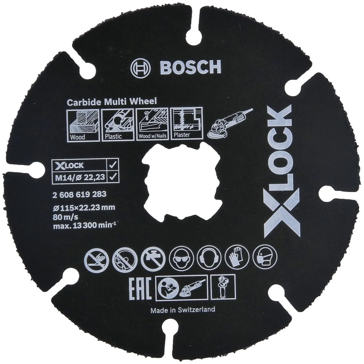Bosch Doorslijpschijf 115mm 22.23mm