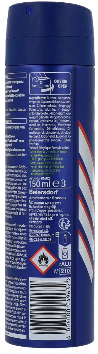 NIVEA Men Dry Impact Deo Spray 150ml