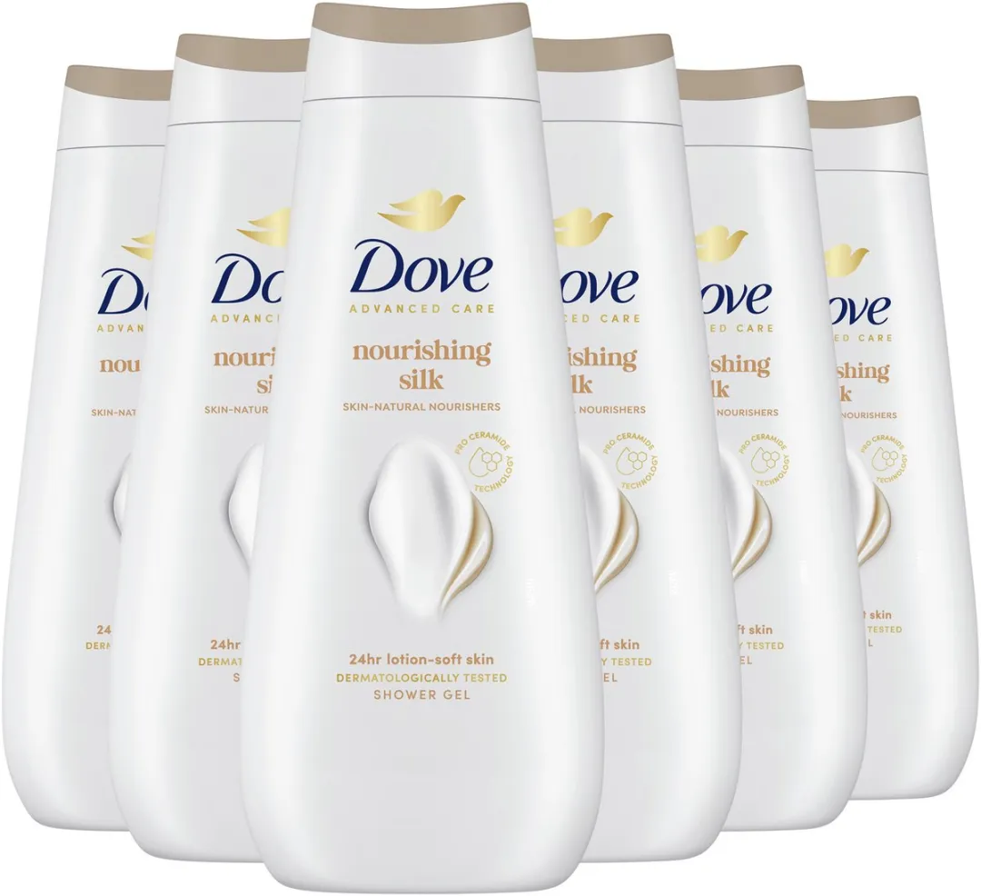 Dove Advanced Care Nourishing Silk Douchegel - 2400ml (6x400ml)