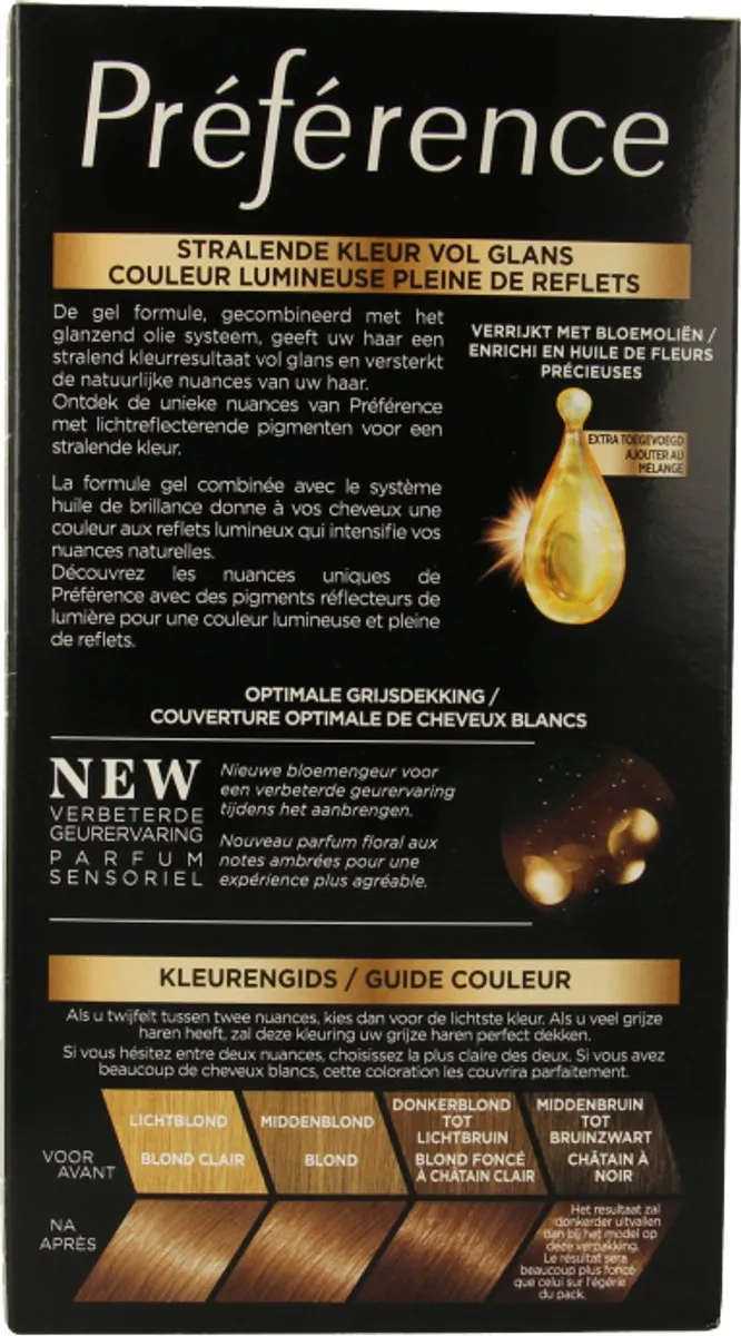 L'Oréal Paris Préférence Classic 7.3 Goud Middenblond Haarverf 996ml