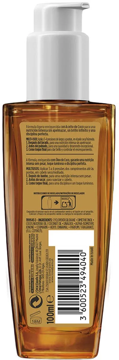 L'Oréal Paris Nutritive Oil 100ml