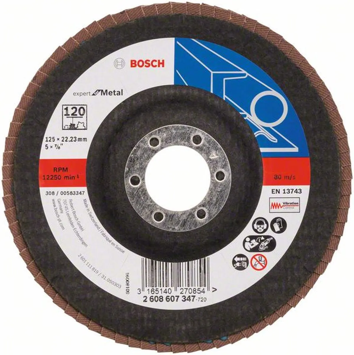 Bosch Lamellenschuurschijf 125mm - 120 Korrel