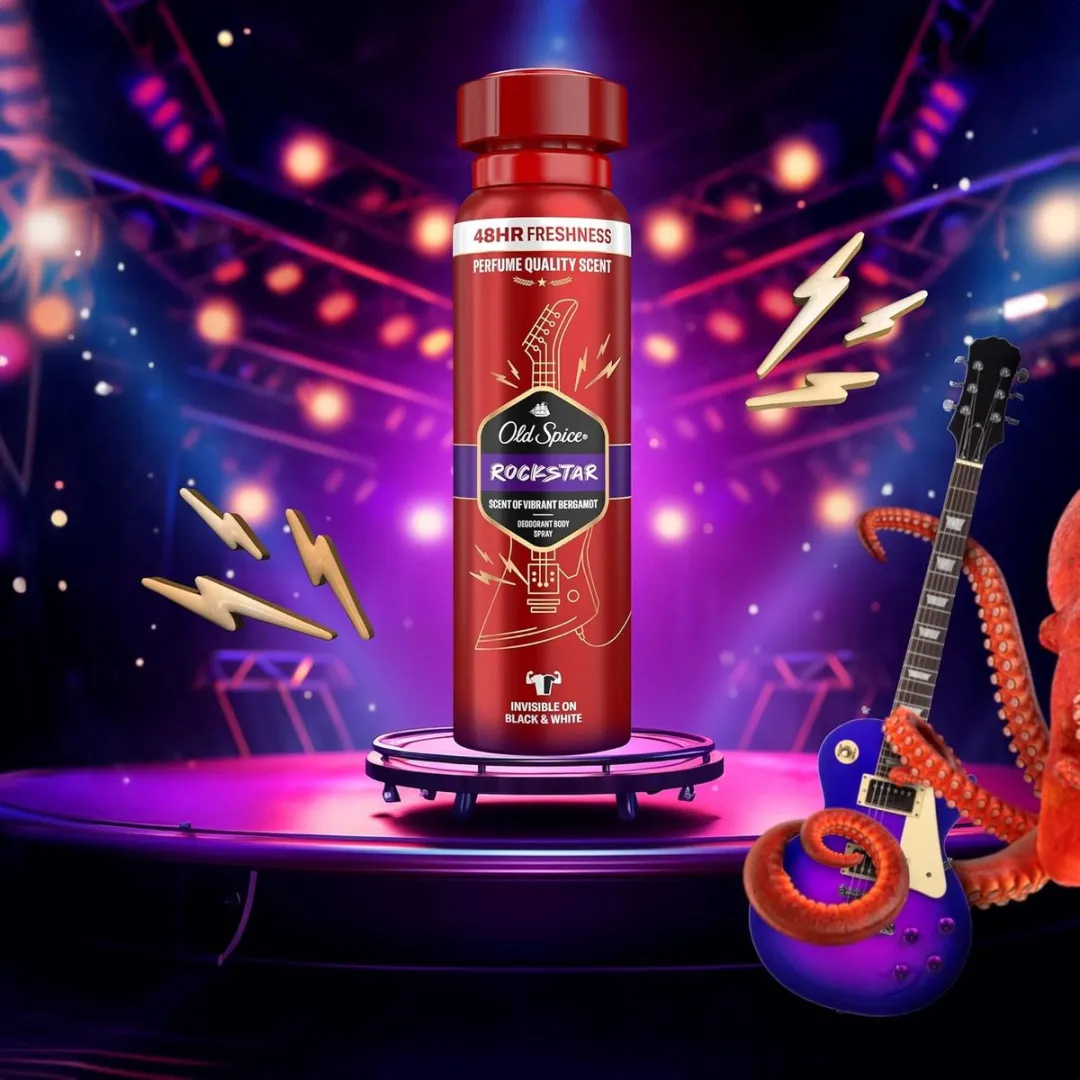 Old Spice Rockstar Deospray - 5 x 150ml