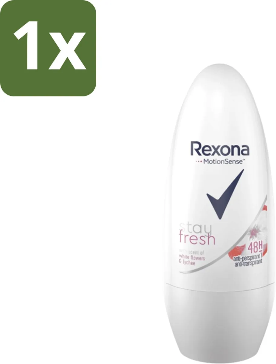 Rexona Motion Sense Deodorant Roller Witte Bloemen & Lychee 50ml