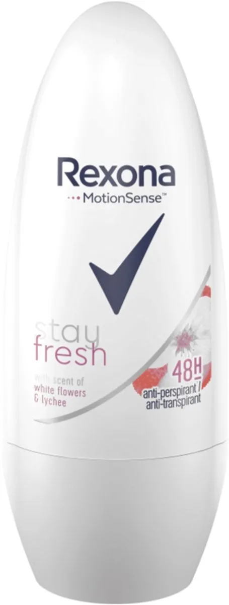 Rexona Motion Sense Deodorant Roller Witte Bloemen & Lychee 50ml