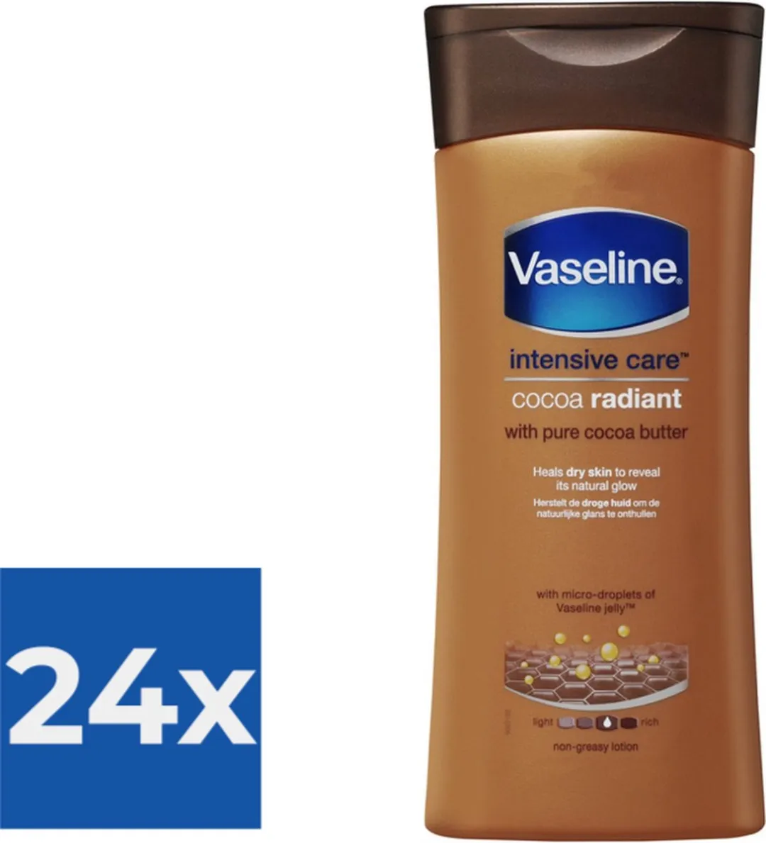Vaseline Cocoa Radiant Intensive Care Bodylotion 200ml