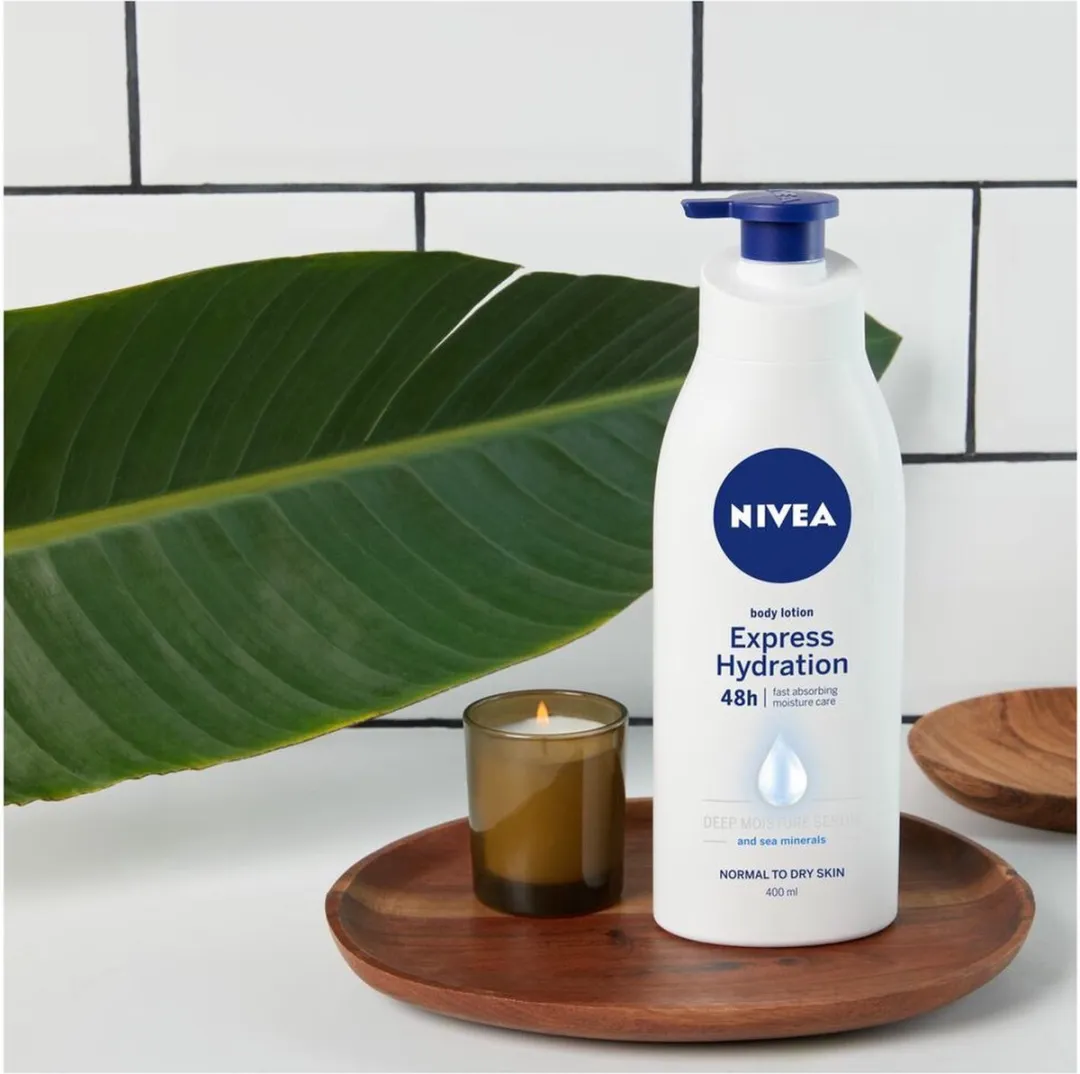 NIVEA Express Bodylotion 400ml - 24 Stuks