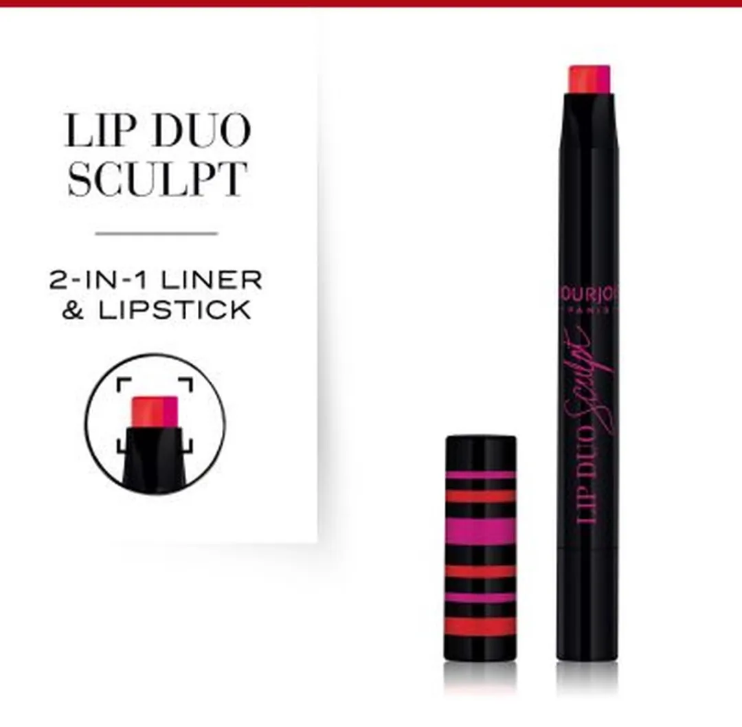 Bourjois Lip Duo Sculpt Liner & Lipstick 04 Plum'Set Beach
