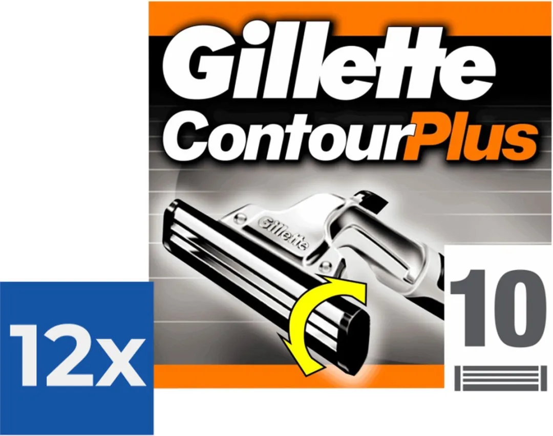 Gillette Contour Plus Wegwerpscheermesjes - 120 Stuks (12x10) - Multi