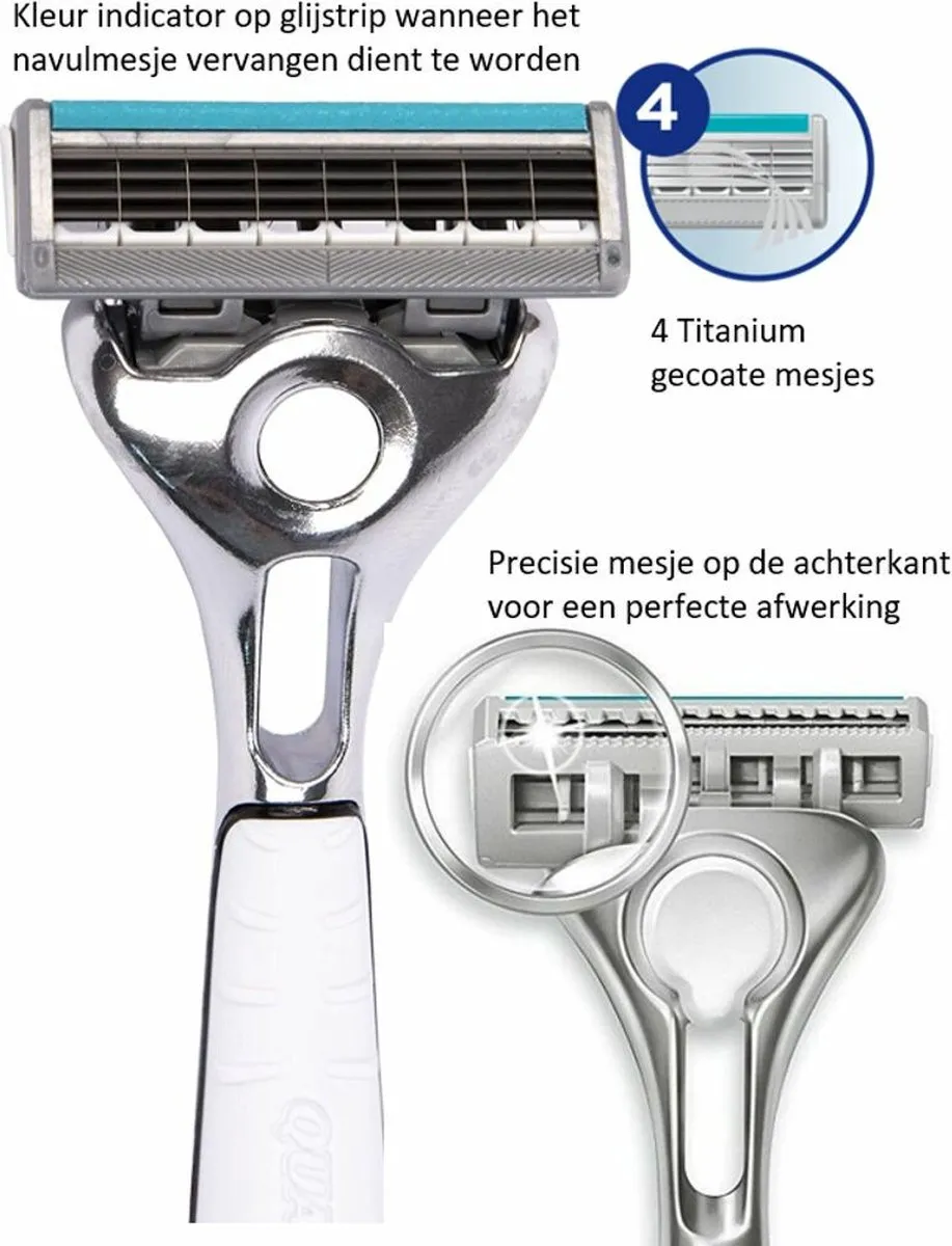 Wilkinson Sword Men Quattro Essential 4 Sensitive - 20 Stuks