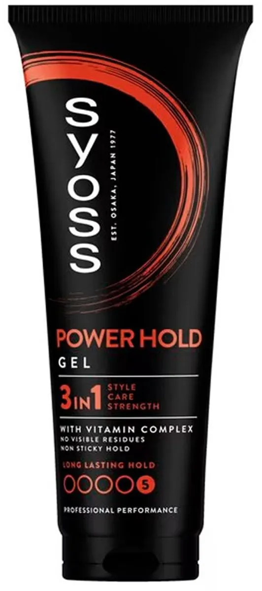SYOSS Power Hold Haargel 250ml - 48u Fixatie
