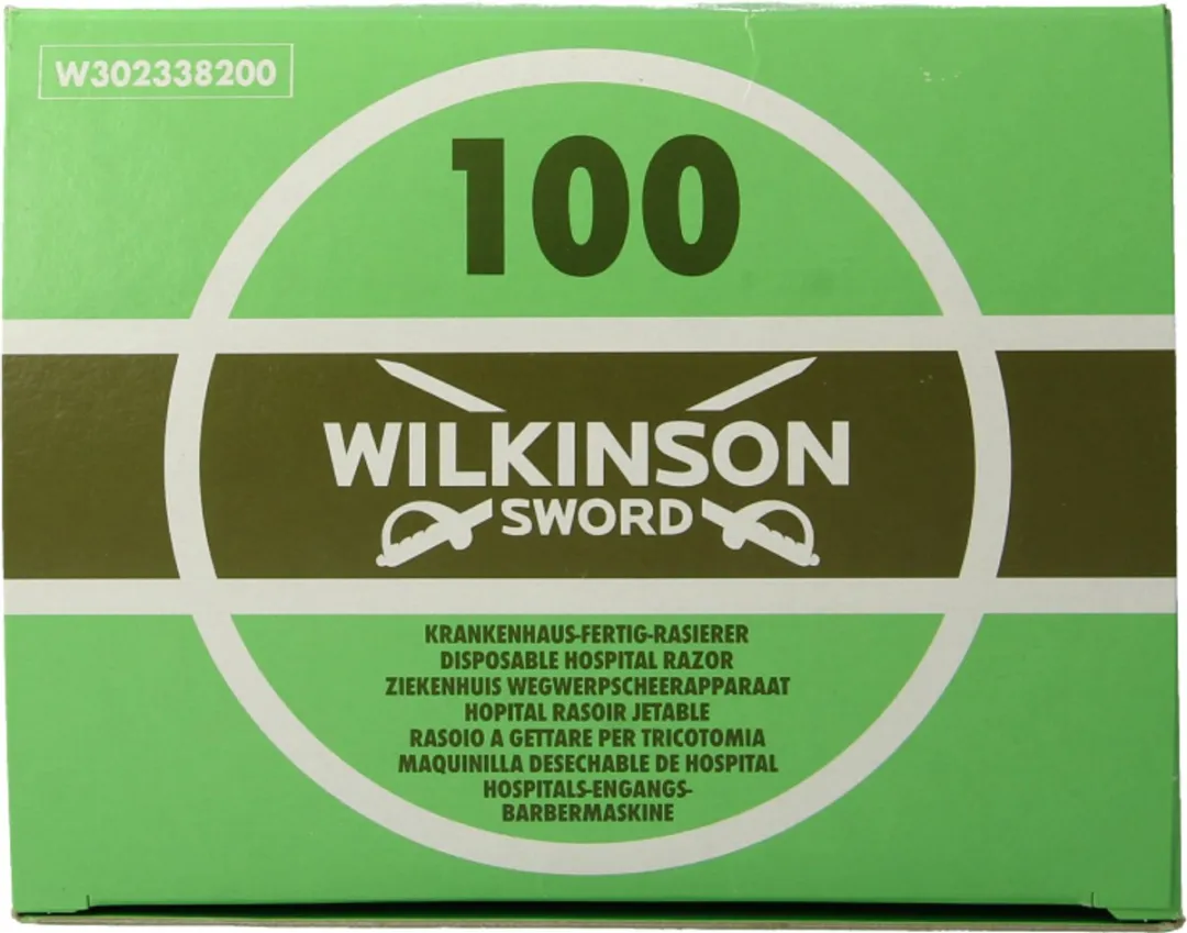 Wilkinson Sword Wegwerpscheermesjes Groen - 100 Stuks