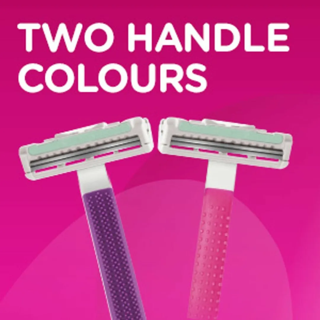 Wilkinson Sword Extra 2 Beauty Wegwerpscheermesjes 24x15 - Roze