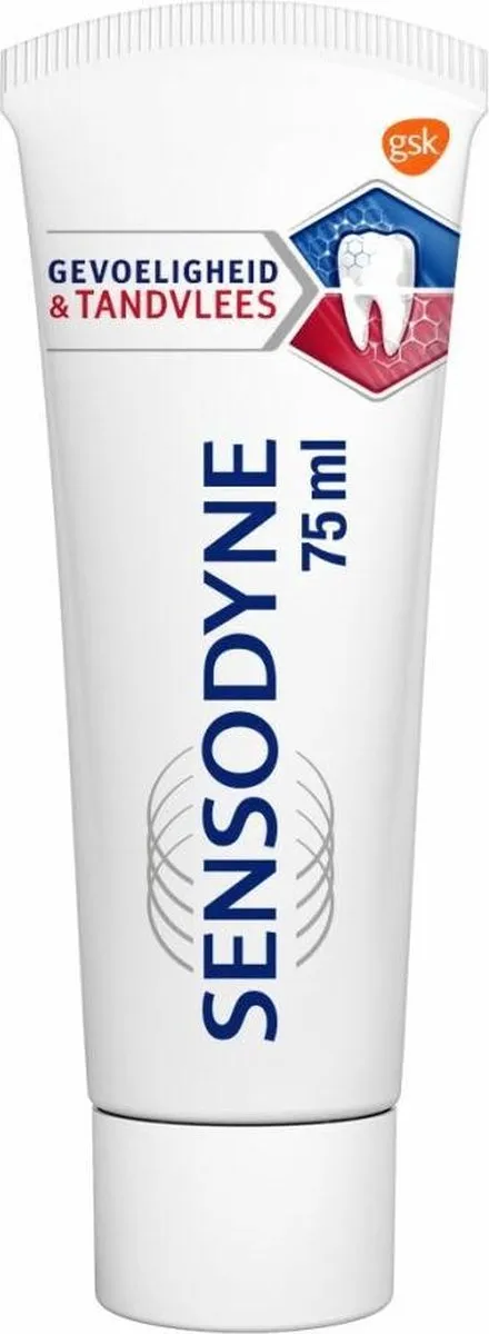 Sensodyne Tandpasta Gevoeligheid & Tandvlees 75ml - 3 Stuks