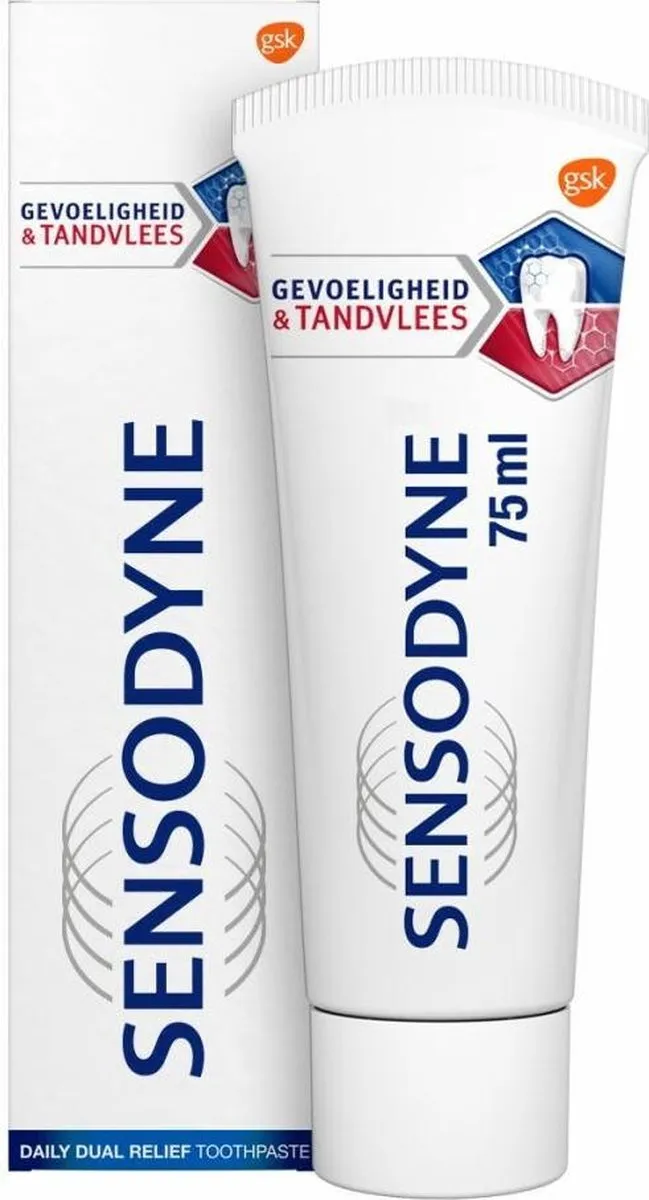 Sensodyne Tandpasta Gevoeligheid & Tandvlees 75ml - 3 Stuks
