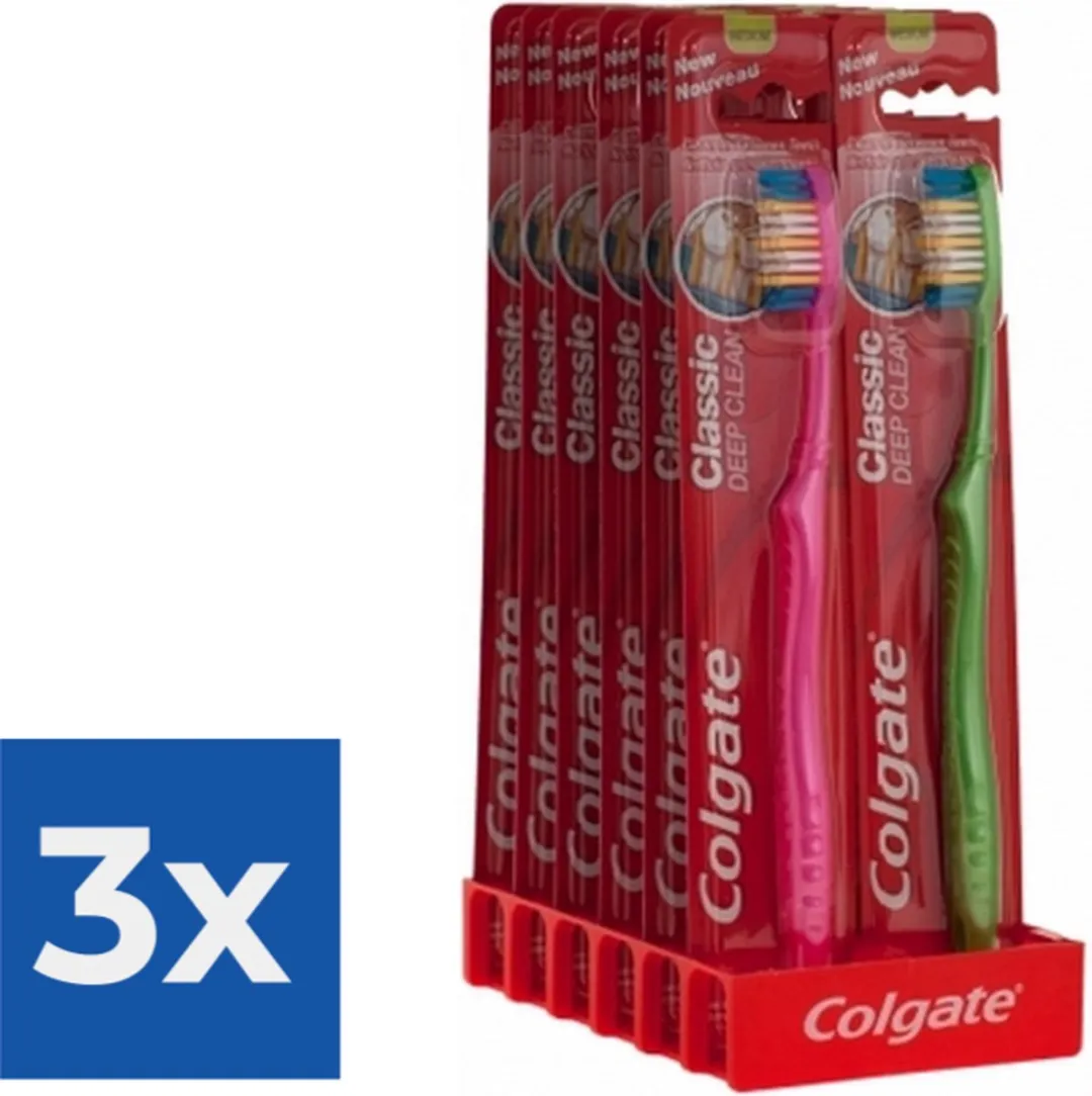 Colgate Classic Deep Clean Medium Tandenborstels