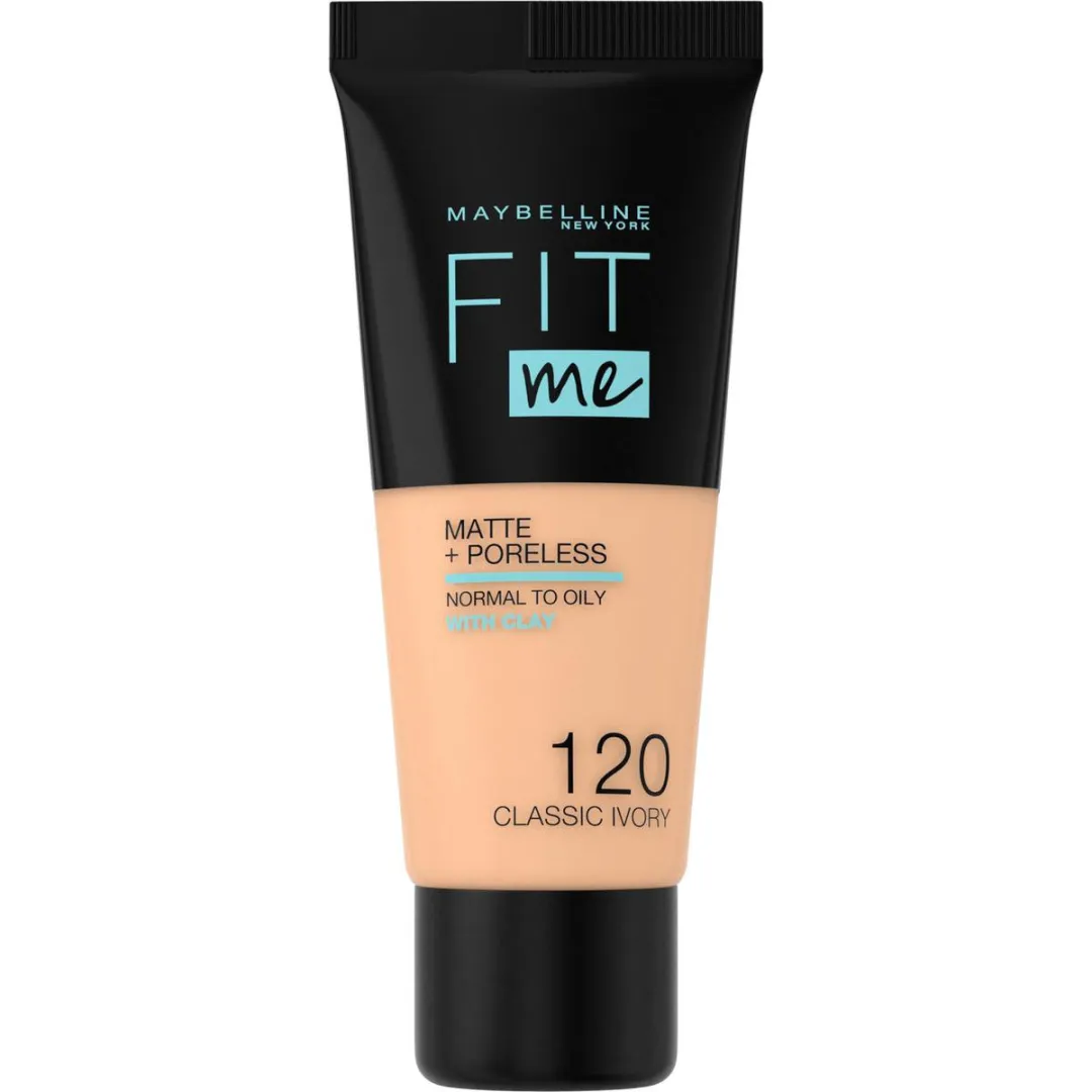 Maybelline Fit Me Matte + Poreless Foundation 120 Classic Ivory