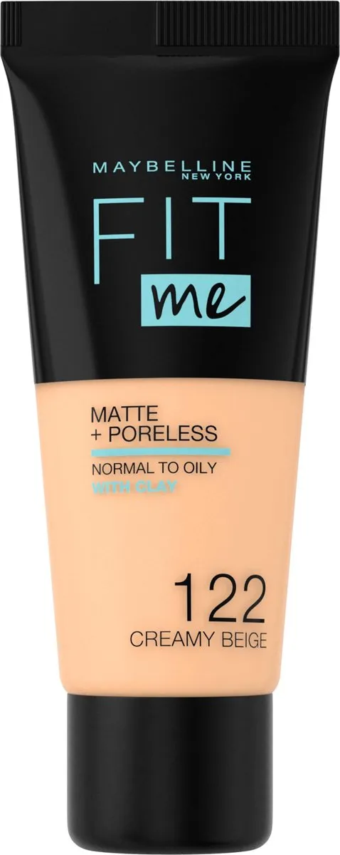 Maybelline Fit Me Matte + Poreless Foundation 122 Creamy Beige
