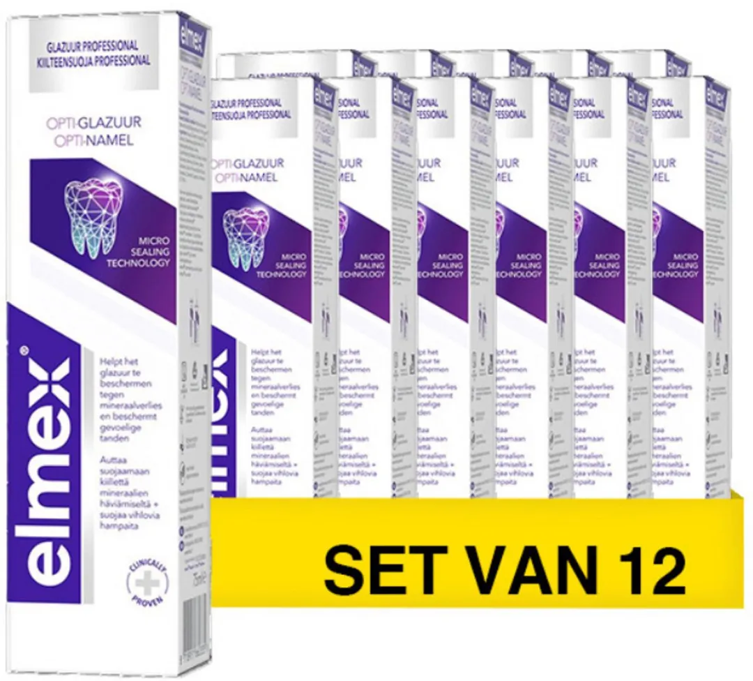 Elmex Glazuur Protection Professional Tandpasta 75ml - 12 Stuks