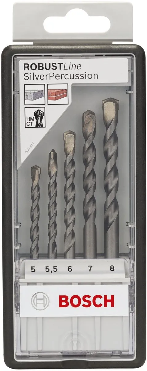Bosch Robuuste Lijnset Betonboren 5-delig 5-8mm - Hout
