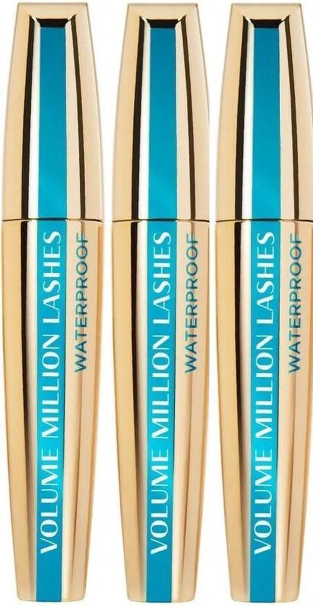 L'Oréal Paris Volume Million Lashes Mascara Waterproof - 3x3g - afbeelding 6 van 6