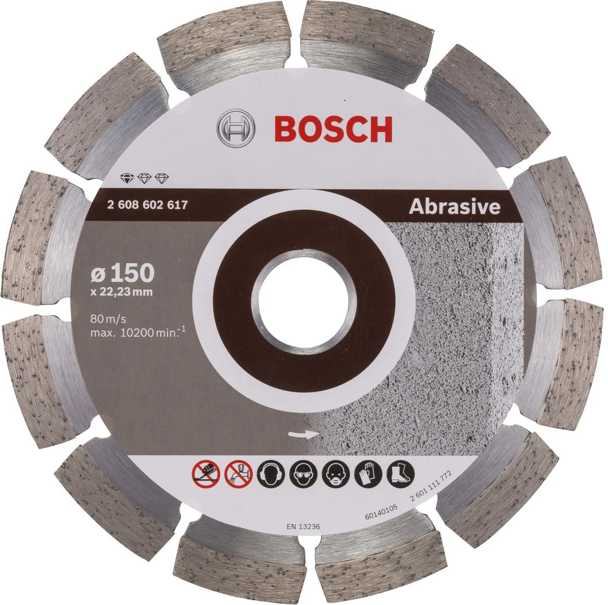 Bosch Diamantdoorslijpschijf 150mm x 22,23mm