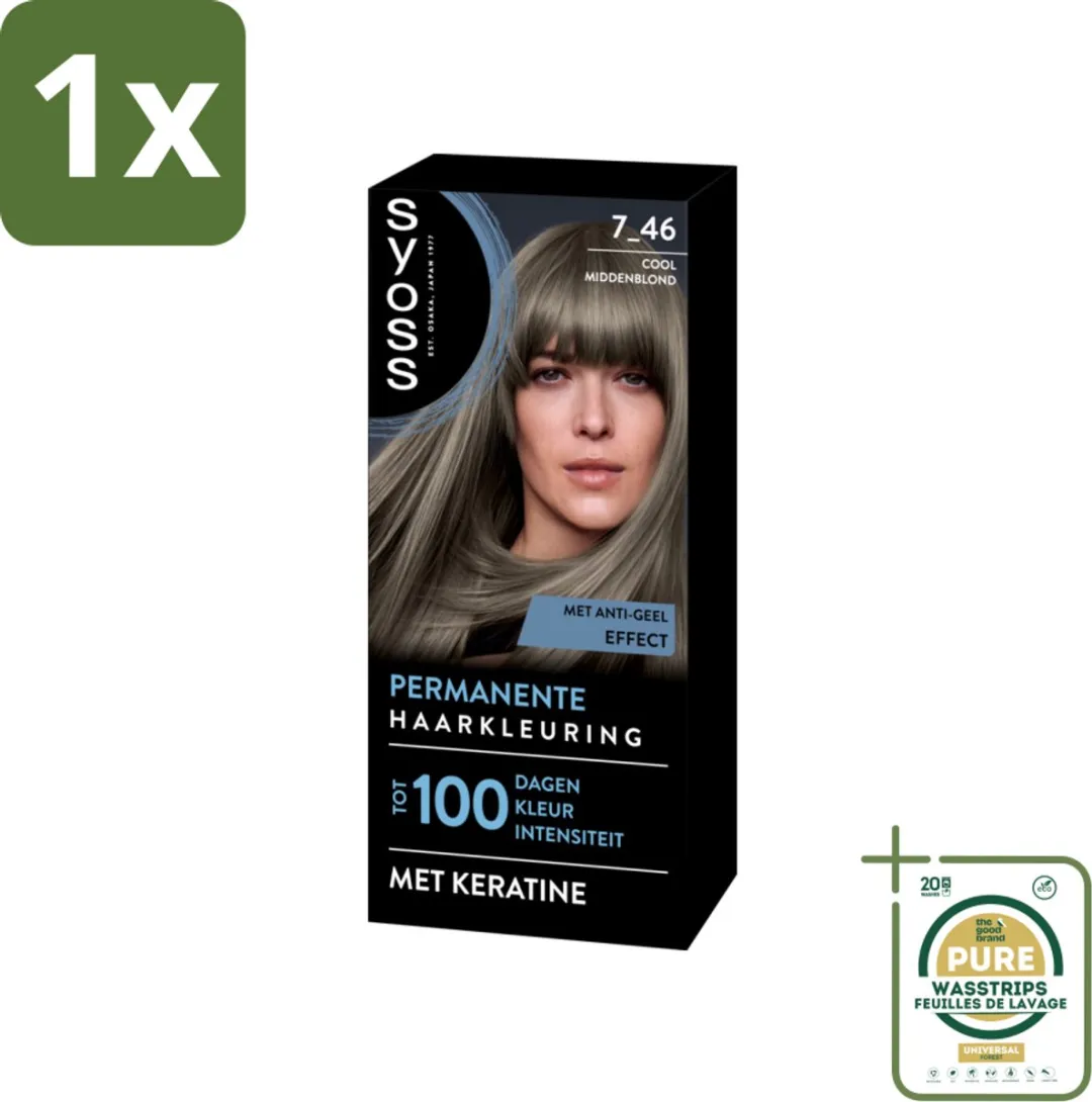 SYOSS Coloration 7-46 Cool Middenblond Haarverf 115ml