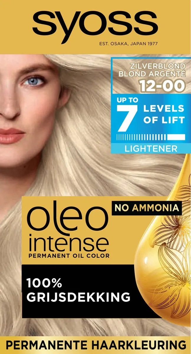 SYOSS Oleo Intense 12-00 Haarverf Zilverblond 115ml