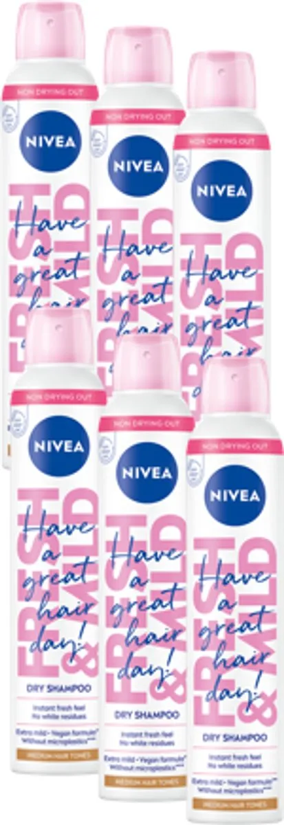 NIVEA Droogshampoo Fresh & Mild Medium 200ml