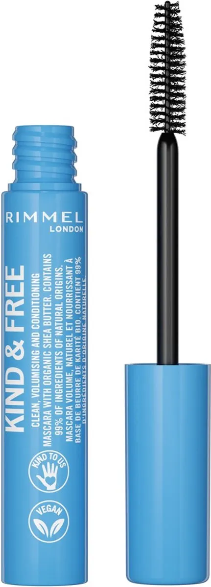 Rimmel London KIND & FREE Vegan Mascara 001 Black - 1g