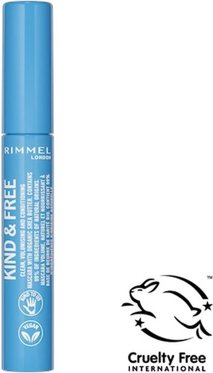 Rimmel London KIND & FREE Vegan Mascara 001 Black - 1g