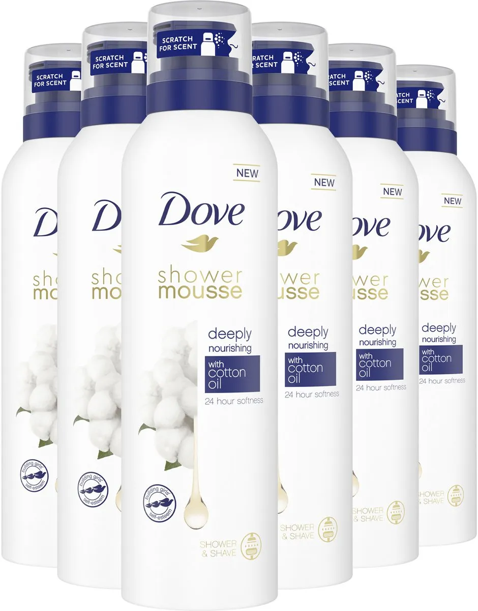 Dove Shower Mousse Deeply Nourishing Cotton Oil