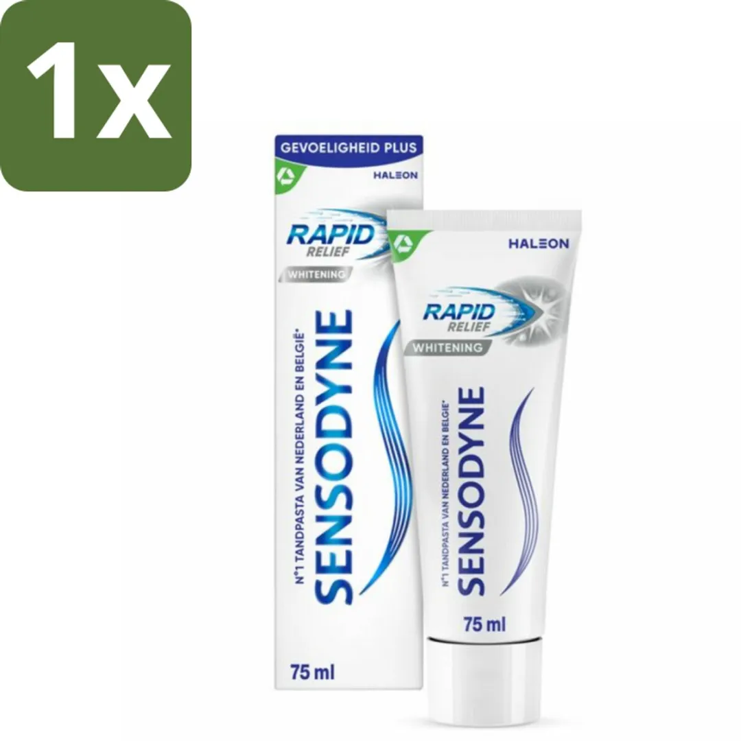 Sensodyne Rapid Relief Whitening Tandpasta 75ml