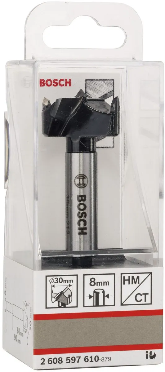Bosch Hardmetalen Kunstboor 2608597610 - Ø8mm x 90mm - Hout