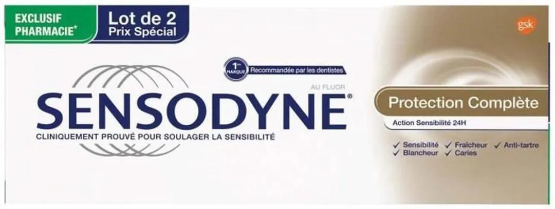 Sensodyne Complete Bescherming Tandpasta 2x75ml