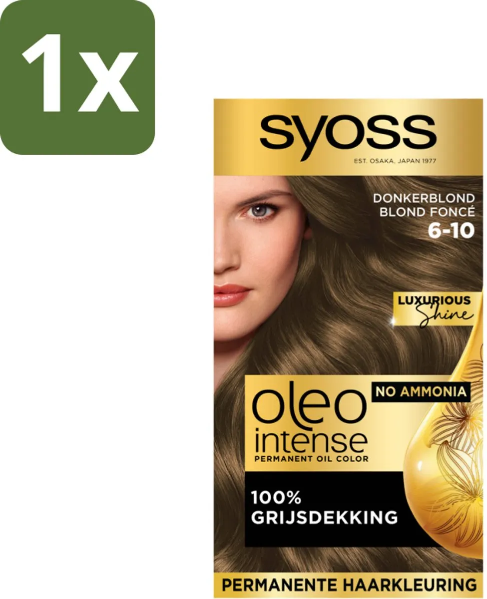 SYOSS Oleo Intense Haarverf 6-10 Donkerblond 115ml