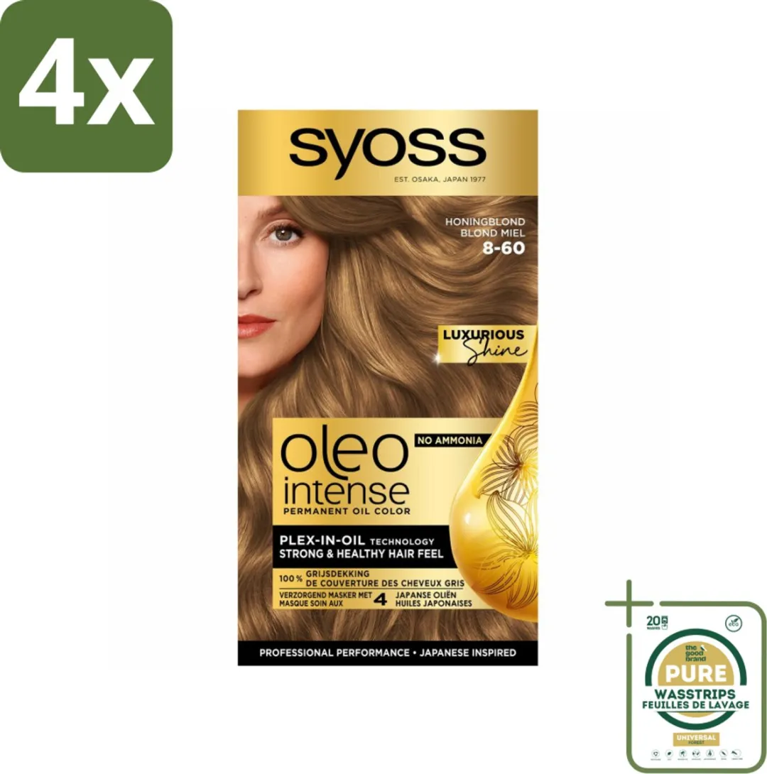 SYOSS Oleo Intense Haarverf 8-60 Goudbruin