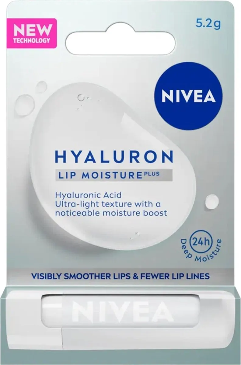 NIVEA Hyaluron Lip Moisture Plus Lippenbalsem 5,2ml